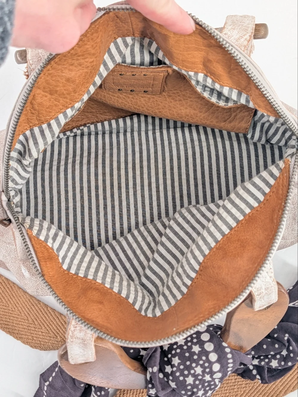Free People We The Free Baby Willow Tote Bag *FLAWED* Festival Boho Cowgirl - Picture 6 of 16